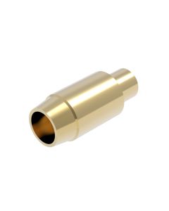 1.5mm EZ Metal Gun Muzzle Gold (1.5/1.0mm outer/inner diameter with 1.0mm peg x 2.6mm long w/o peg) (10 pieces) - Official Product Image 1