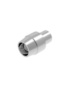 1.5mm EZ Metal Gun Muzzle Short Silver (1.5/1.0mm outer/inner diameter with 1.0mm peg x 1.5mm long w/o peg) (10 pieces) - Official Product Image 1  