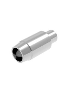 1.5mm EZ Metal Gun Muzzle Silver (1.5/1.0mm outer/inner diameter with 1.0mm peg x 2.6mm long w/o peg) (10 pieces) - Official Product Image 1