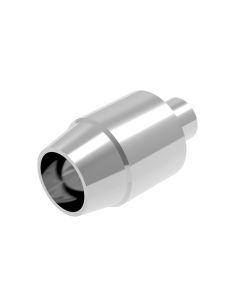 2.0mm EZ Metal Gun Muzzle Silver (2.0/1.3mm outer/inner diameter with 1.0mm peg x 2.6mm long w/o peg) (10 pieces) - Official Product Image 1