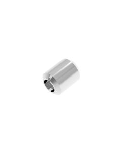 2.0mm Metal Twin Pipe (ver.3) Silver (2.0/1.1mm outer/inner diameter x 2.5mm height) (10 pieces) - Official Product Image 1