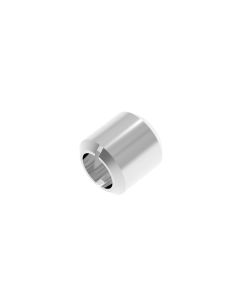 2.5mm Metal Twin Pipe (ver.3) Silver (2.5/1.6mm outer/inner diameter x 2.5mm height) (10 pieces) - Official Product Image 1 