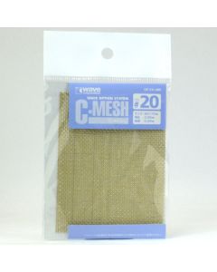 #20 Brass Wire C Mesh (0.99mm reticulation, 0.28mm Wire diameter) (90mm x 70mm) (1 piece) - Official Product Image 1
