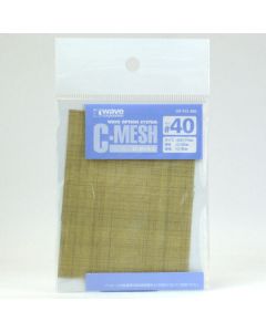 #40 Brass Wire C Mesh (0.45mm reticulation, 0.18mm Wire diameter) (90mm x 70mm) (1 piece) - Official Product Image 1