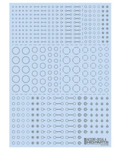 Accent Decals A Gray (110mm x 156mm) (1 sheet) - Official Product Image 1