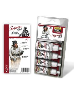 Ammo Acrylic Figures Set (17ml x 4) Winter Uniforms - Official Product Image