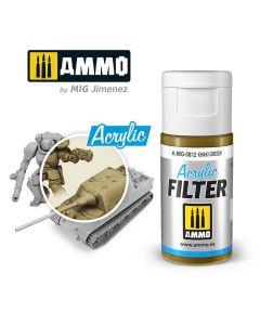 Ammo Acrylic Filter (15ml) Khaki Green - Official Product Image