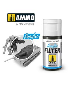 Ammo Acrylic Filter (15ml) Night Black - Official Product Image