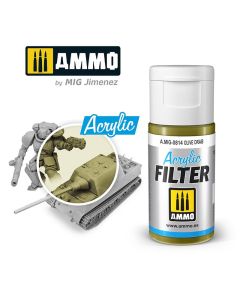 Ammo Acrylic Filter (15ml) Olive Drab - Official Product Image