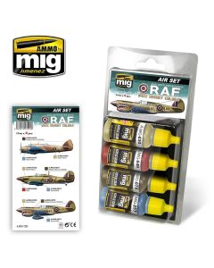 Ammo Acrylic Paint Smart Set for Aircrafts (17ml x 4) RAF WWII Desert Colors - Official Product Image