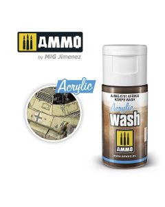 Ammo Acrylic Wash (15ml) Afrika Korps Wash - Official Product Image