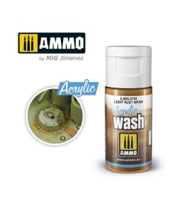 Ammo Acrylic Wash (15ml) Light Rust Wash - Official Product Image