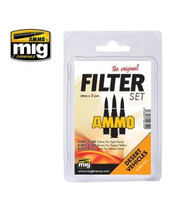 Ammo Enamel Filter Set (35ml x 3) Desert Vehicles - Official Product Image