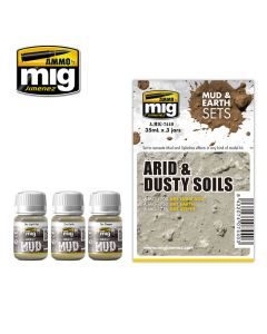 Ammo Mud & Earth Set (35ml x 3) Arid & Dusty Soils - Official Product Image 1
