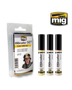 Ammo Oilbrusher Set (10ml x 3) Flesh Tones Set - Official Product Image 1