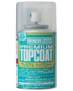 B602 Mr. Premium Topcoat (Aqueous) Semi-Gloss Spray (88ml) - Official Product Image 1