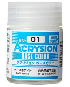 BN01 Acrysion Base Color (18ml) Base White - Official Product Image
