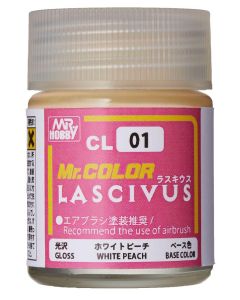CL01 Mr. Color Lascivus (18ml) White Peach (Gloss) - Official Product Image