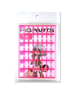 Clear Dome Pink S (1.0/1.5/2.0/2.5/3.0/3.5mm diameter) (7 pieces each) - Official Product Image 1