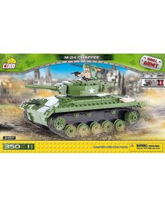 Cobi Small Army #2457 U.S. Light Tank M24 Chaffee - Box Art 1