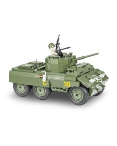 Cobi Small Army #2497 U.S. Light Armored Car M8 "Greyhound" - Official Product Image 1