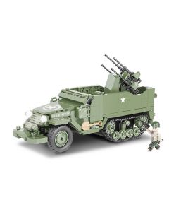 Cobi Small Army #2499 U.S. Multiple Gun Motor Carriage M16 Half-Track - Official Product Image 1