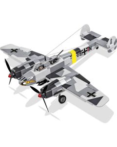 Cobi Small Army #5538 German Heavy Fighter Messerschmitt Bf110 C - Official Product Image 1
