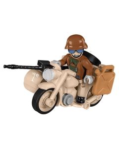 Cobi WWII #2397 German Military Motorcycle BMW R75 with Sidecar - Official Product Image 1