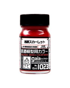Gaia Color (15ml) 1023 Meitetsu Scarlet (Semi-Gloss) - Official Product Image