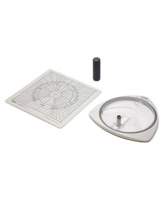 HT215 HG Circle Cutter Set (for 2.6-15.3cm diameter) (with Cutting Mat & 3 spare blades) - Official Product Image 
