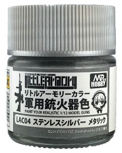 LAC04 Little Armory Color (10ml) Stainless Steel Silver (Metallic) - Official Product Image 1