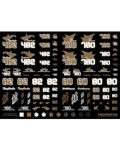 Marines Decals 01 Gold (15cm x 11cm) (1 sheet) - Official Product Image 1