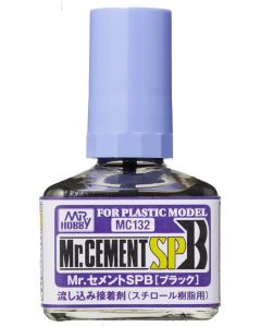 MC132 Mr. Cement SP Black (40ml) (Thin Type, Super Quick Dry) - Official Product Image 1