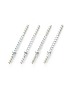 Mini 4WD AO Parts #1024 2 x 38mm Threaded Shaft (4 pieces) - Official Product Image