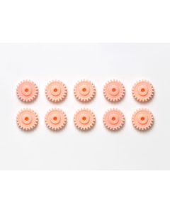 Mini 4WD AO Parts #1040 G-22 Gear Pink (10 pieces) - Official Product Image