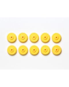 Mini 4WD AO Parts #1041 G-18 Gear Yellow (10 pieces) - Official Product Image