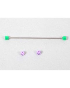 Mini 4WD GUP #205 1.4mm Hollow Propeller Shaft - Official Product Image
