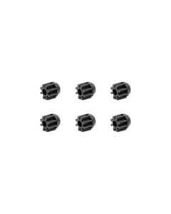 Mini 4WD GUP #453 Carbon Reinforced 8T Pinion Gear (6 pieces) - Official Product Image