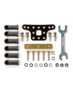 Mini 4WD GUP #478 Mass Damper Set with Ball Connectors (8.3g, 6 x 6 x 32mm Block Weight) - Official Product Image