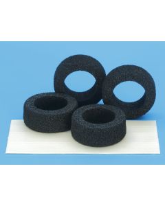 Mini 4WD GUP #507 HG Low Rebound Sponge Tires (for Large Diameter Narrow Wheels) - Official Product Image