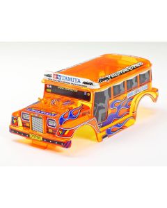 Mini 4WD GUP Dyipne Body Parts Set Clear Orange - Official Product Image