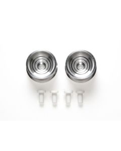 Mini 4WD GUP HG Heavy Aluminum Large Diameter Narrow Wheels (2 pieces) - Official Product Image