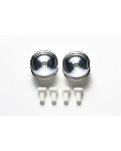 Mini 4WD GUP HG Heavy Aluminum Wheels for Low Profile Tires (2 pieces) - Official Product Image