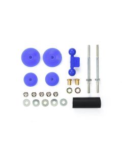 Mini 4WD GUP Large Diameter Stabilizer Head Set Blue (11mm & 15mm) - Official Product Image