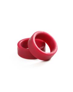 Mini 4WD GUP Low Friction Low Profile Tire (Maroon, 2 pieces) - Official Product Image