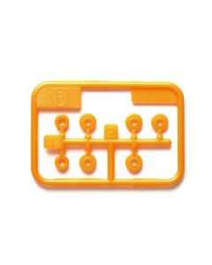 Mini 4WD GUP Low Friction Plastic Bearing Set Orange (620 x 5 pieces, 520 x 2 pieces) - Official Product Image