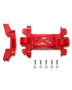 Mini 4WD GUP Reinforced Gear Cover (for MS Chassis) Red (Mini 4WD Station Limited) - Official Product Image