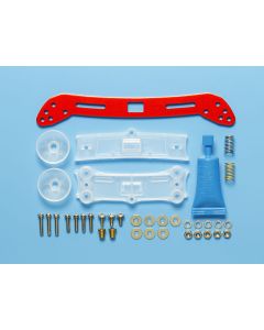 Mini 4WD GUP Wide Front Sliding Damper 2 Red  - Official Product Image