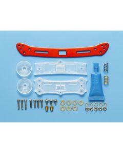 Mini 4WD GUP Wide Rear Sliding Damper 2 Red - Official Product Image