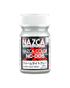NAZCA Color (15ml) NC-005 Warm Light Gray (Semi-Gloss) - Official Product Image